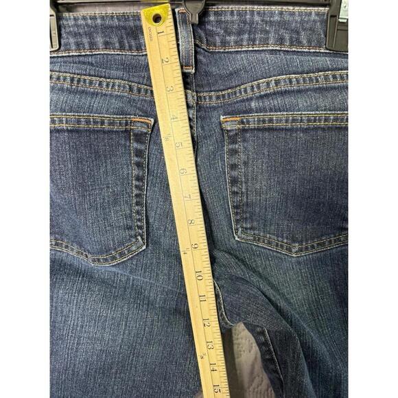 Gap Bootcut Jeans Womens Size 10 Long Blue Cotton Blend Distressed Mid Rise - Picture 9 of 9